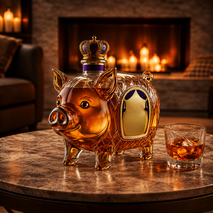 Botella de Whisky - Edición Cerdo