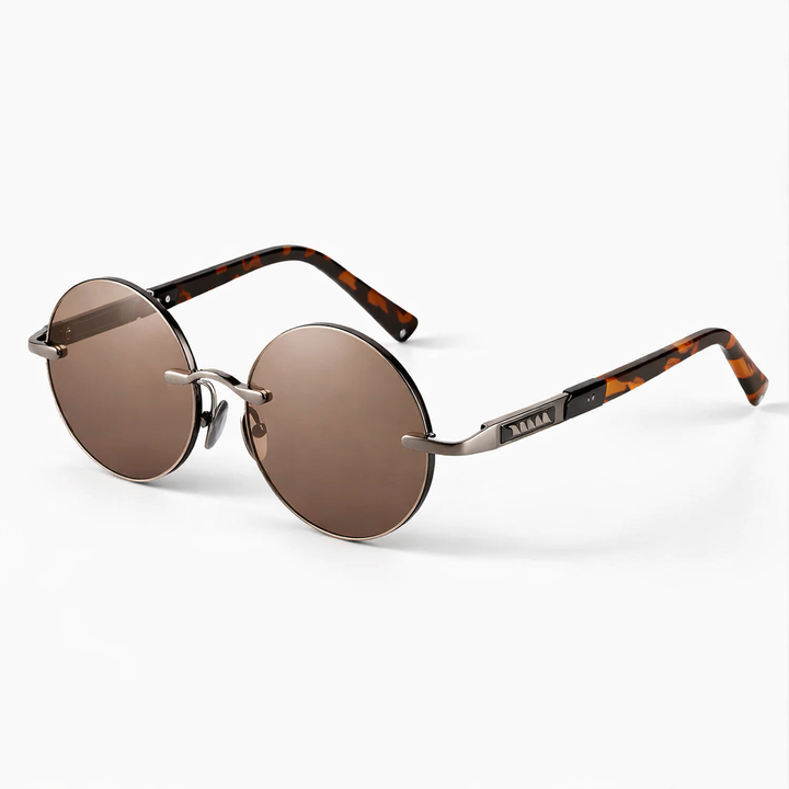 Lucien Round Metal Sunglasses