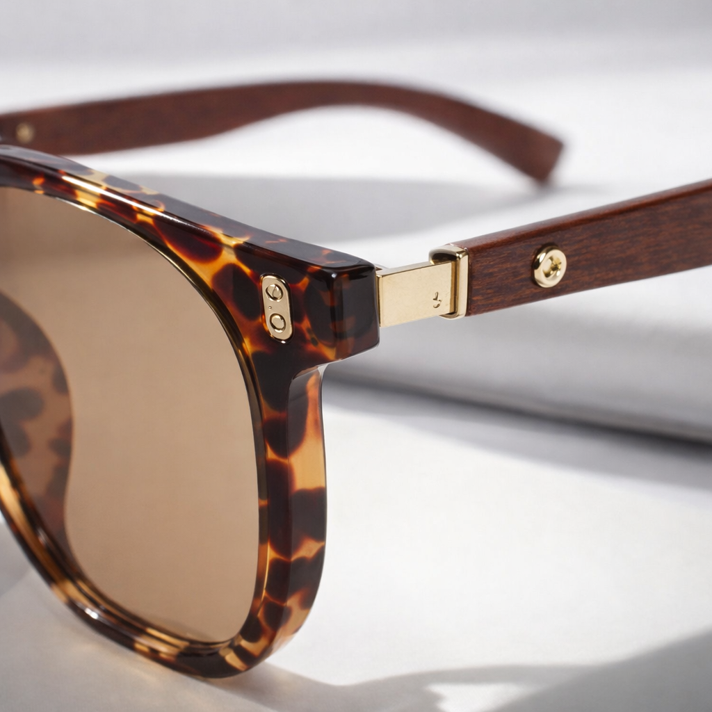 Montclair Wood-Temple Sunglasses