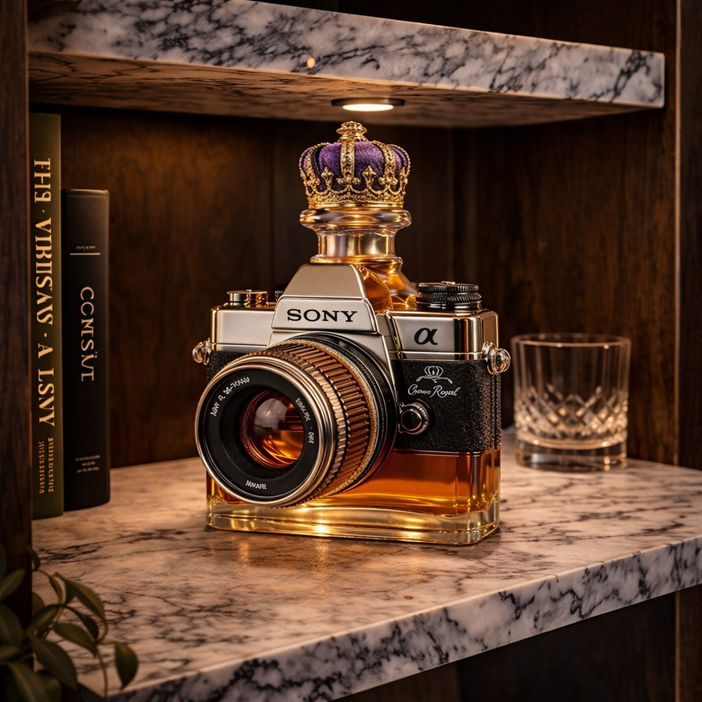 Botella de Whisky - Edición Cámara