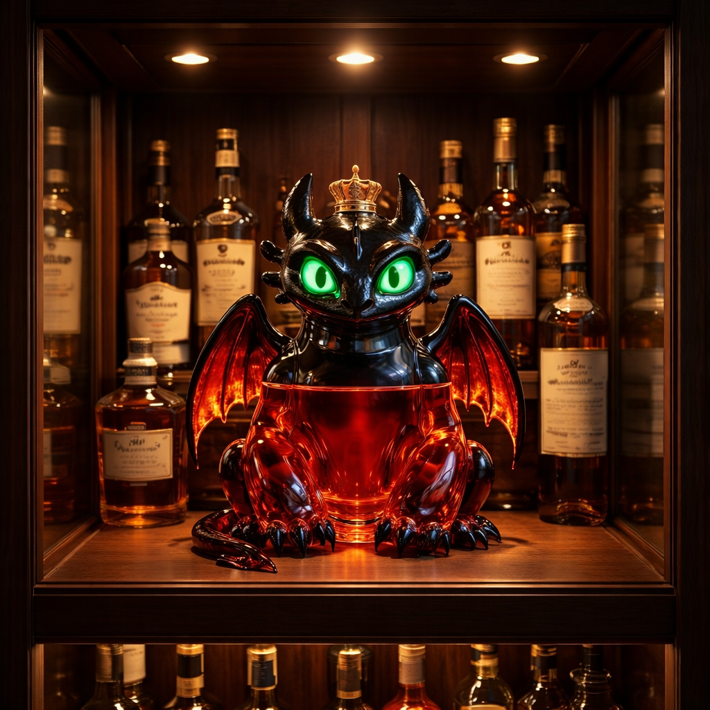 Botella de Whisky - Edición Dragón