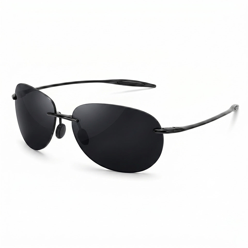 AeroLite Round Rimless Polarized Sunglasses - UV400