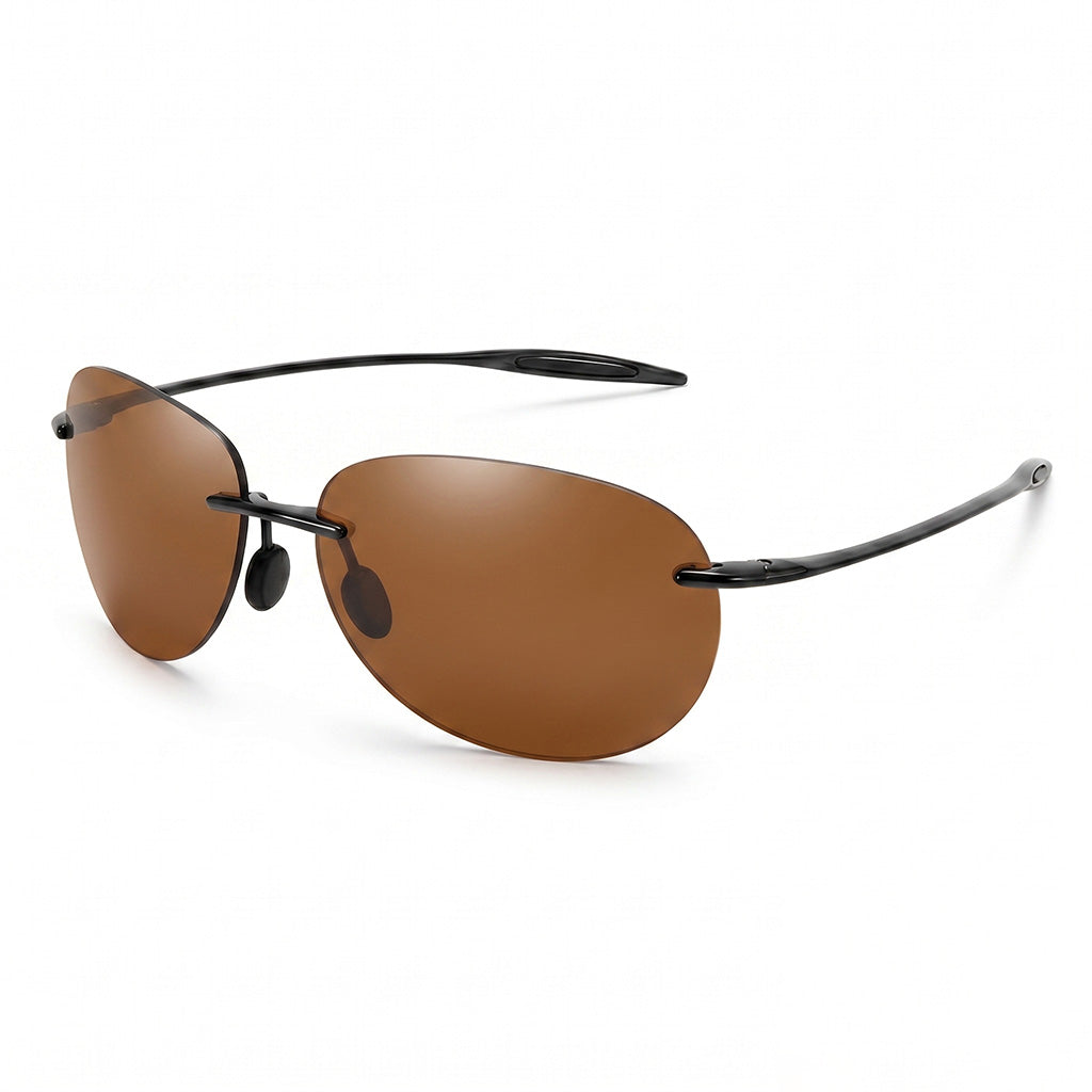 AeroLite Round Rimless Polarized Sunglasses - UV400
