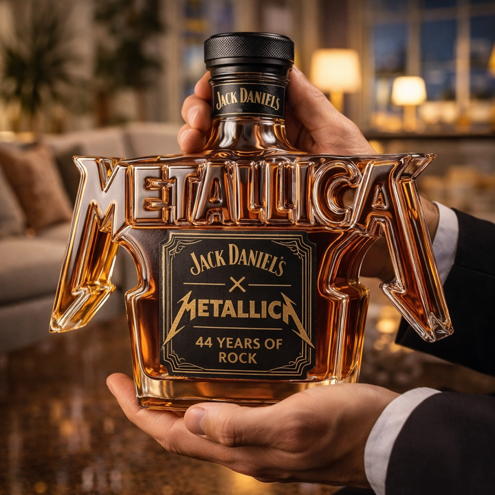 Botella de Whisky - Edición Rock Metallica