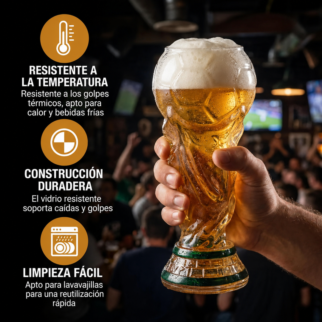 Edición Copa del Mundo 2026 - Vaso de Cerveza