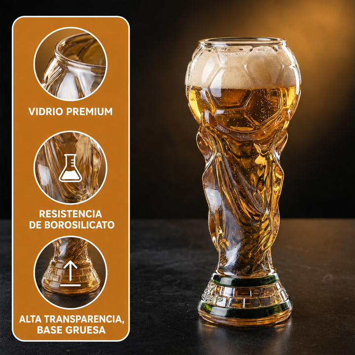 Edición Copa del Mundo 2026 - Vaso de Cerveza