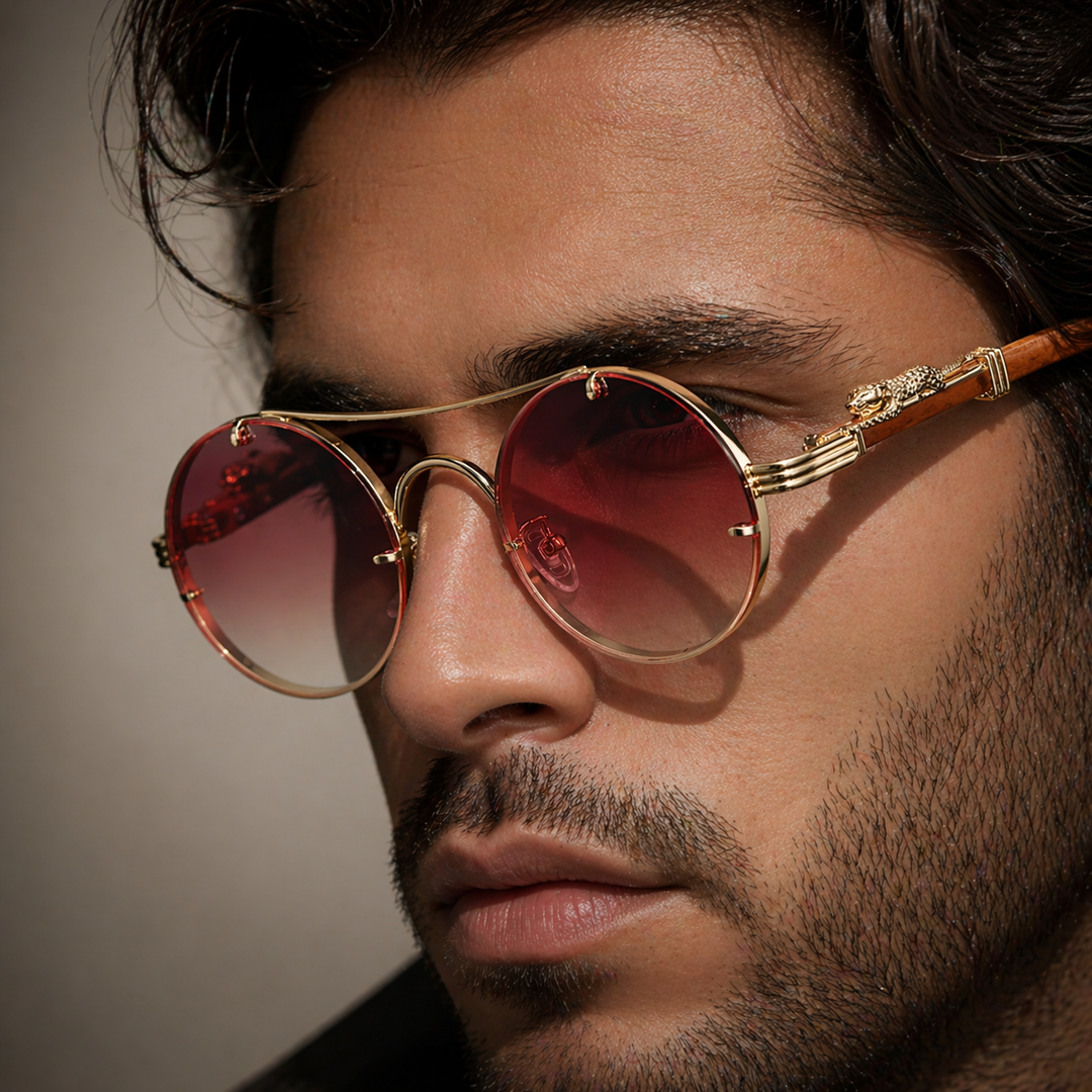 Monaco Signature Round Sunglasses