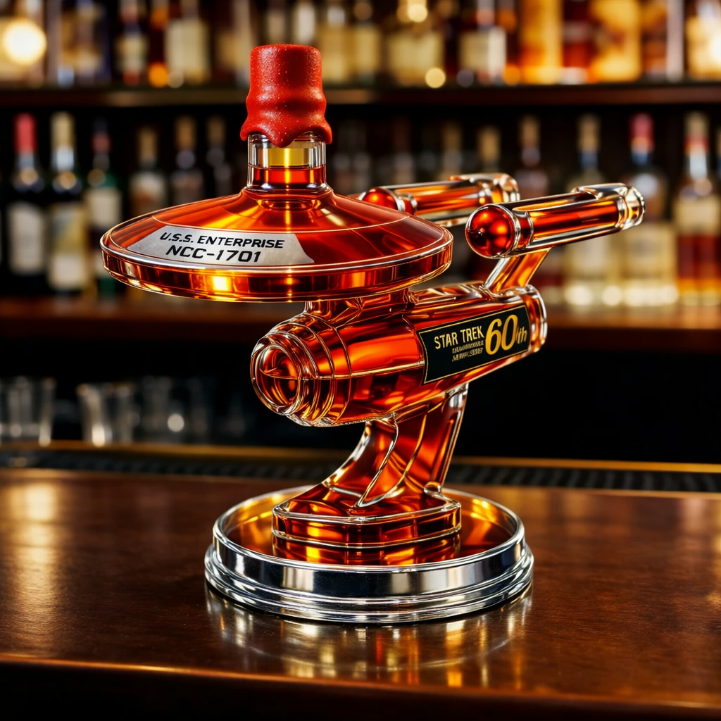 60 Aniversario del USS Enterprise - Decantador de Whisky