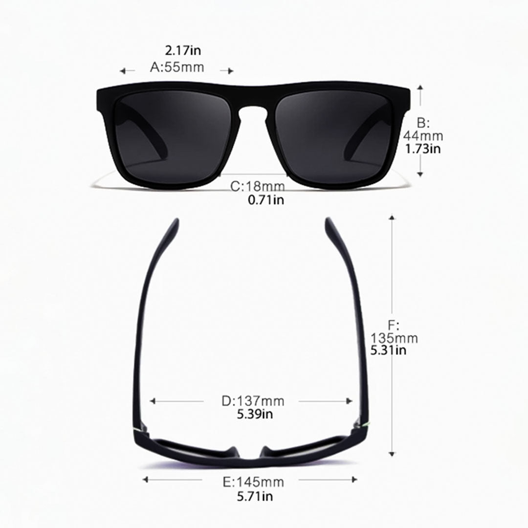 RX256 Classic Polarized Sunglasses | UV400 TR90