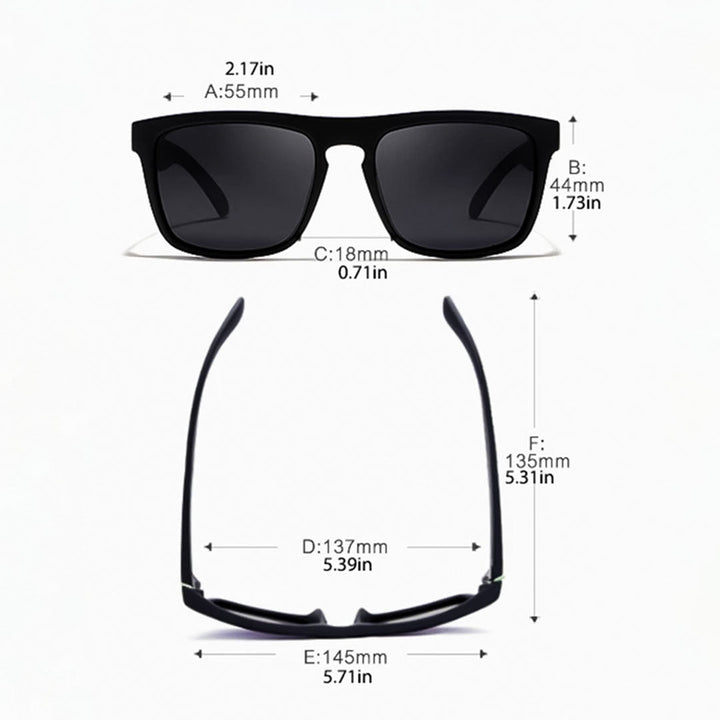 RX256 Classic Polarized Sunglasses | UV400 TR90