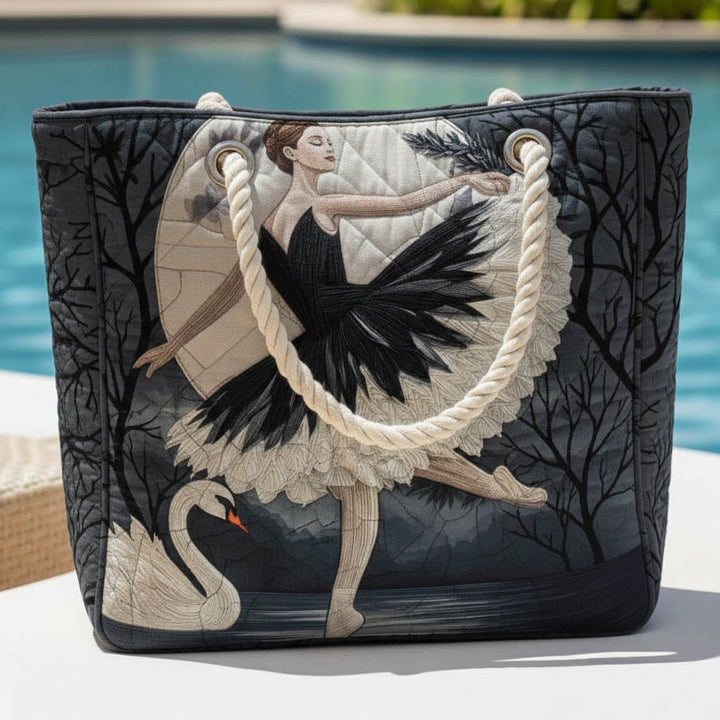 Bolsa de Playa Ballerina Elegante y Acolchada