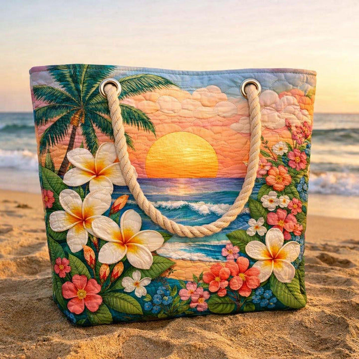 Bolsa de Playa Acolchada Vibe Tropical