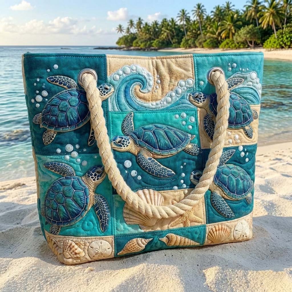 Bolsa de Playa Acolchada Turtle Bay