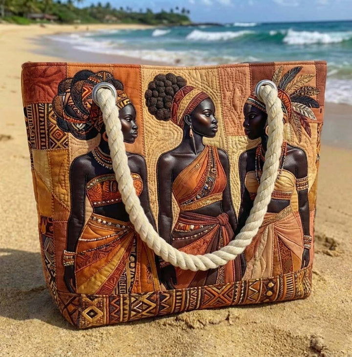 Bolsa de Playa Acolchada Melanin Queens