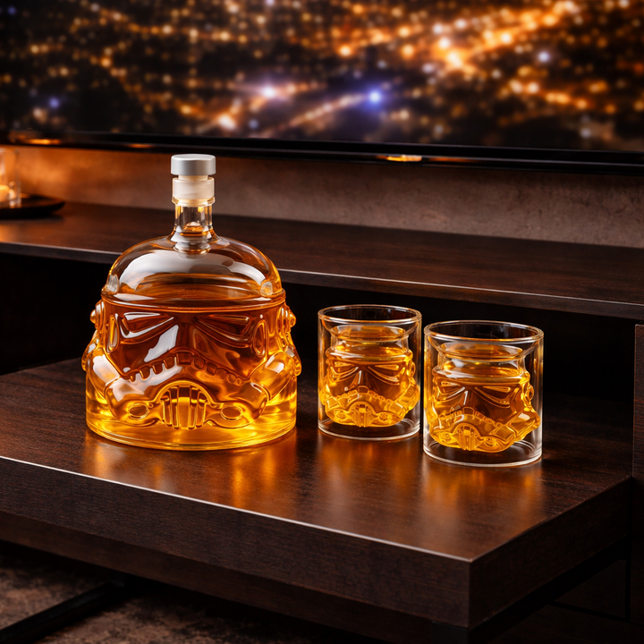 Botella de Whisky - Edición Set Botella y Vaso