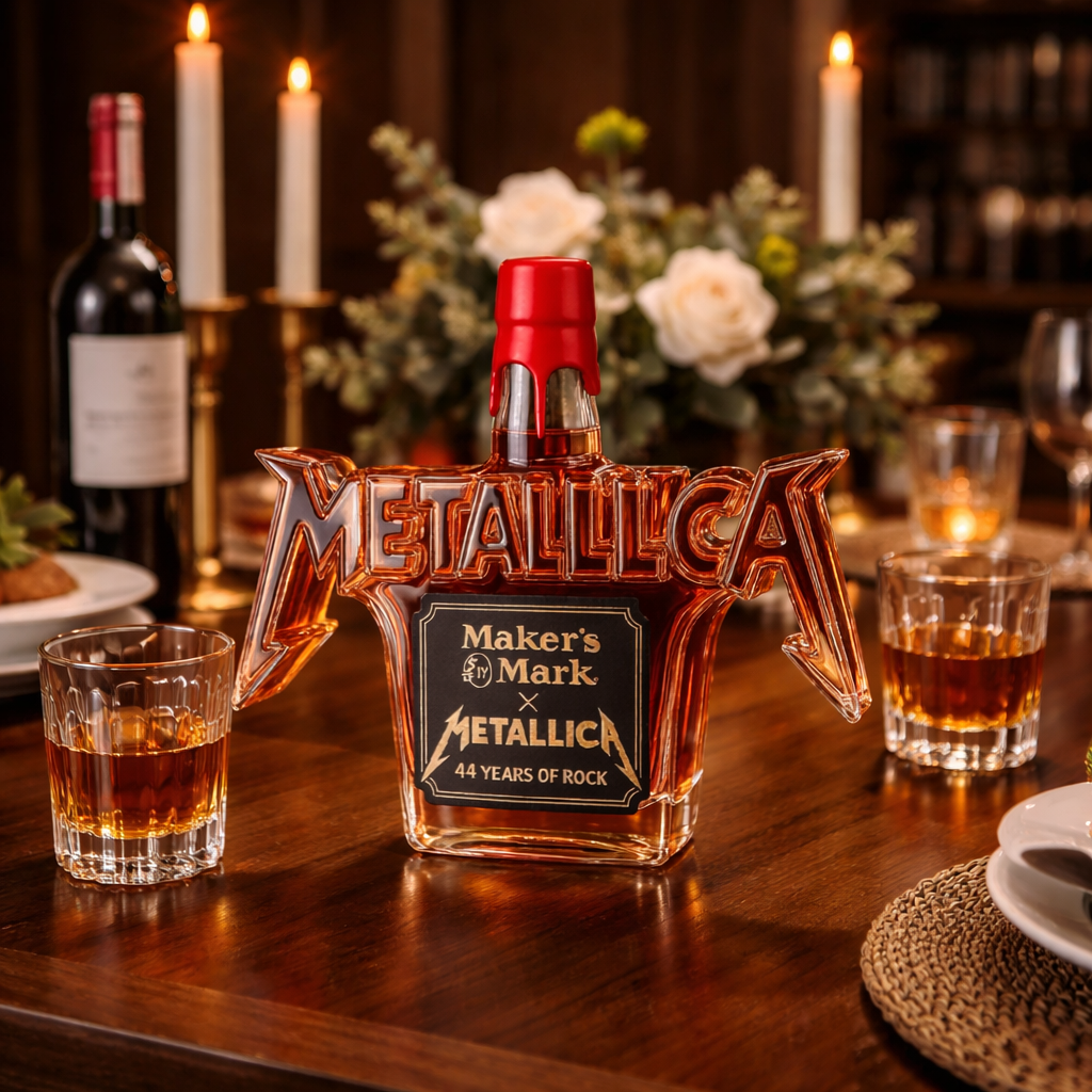 Botella de Whisky - Edición Rock Metallica
