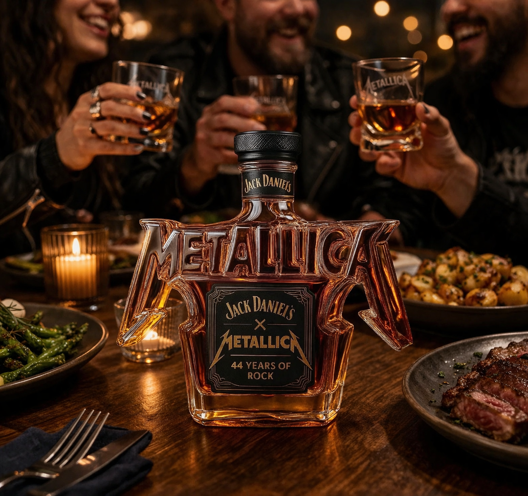 Botella de Whisky - Edición Rock Metallica