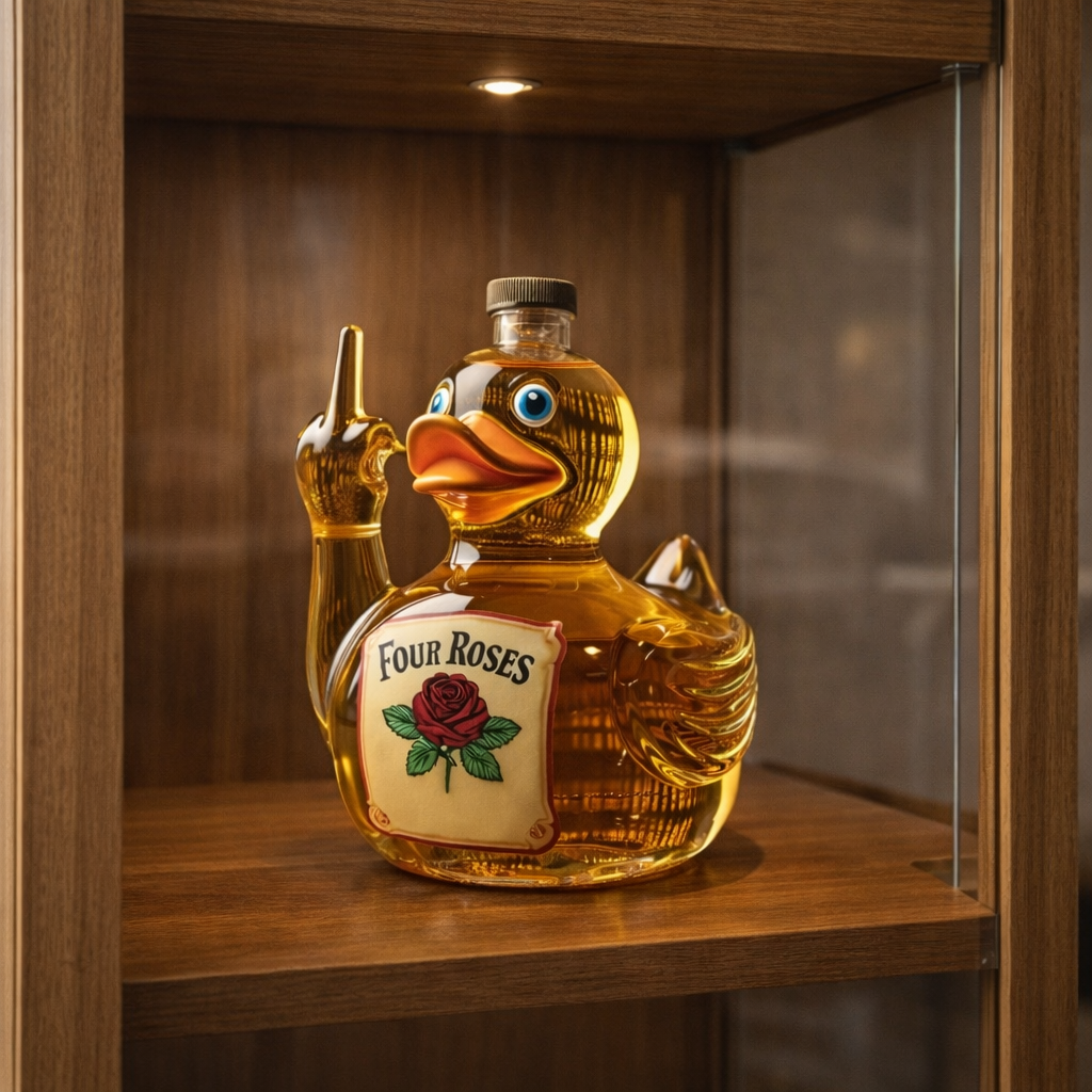 Botella de Whisky - Edición Pato Rebelde