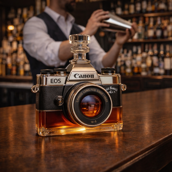 Botella de Whisky - Edición Cámara