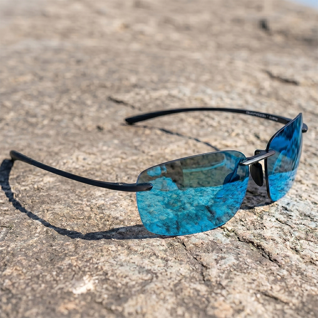 AeroFit RX052 Rimless Polarized Sunglasses | UV400