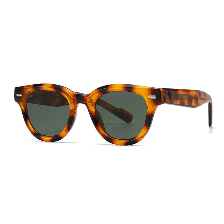 Alder Tortoise Round Sunglasses
