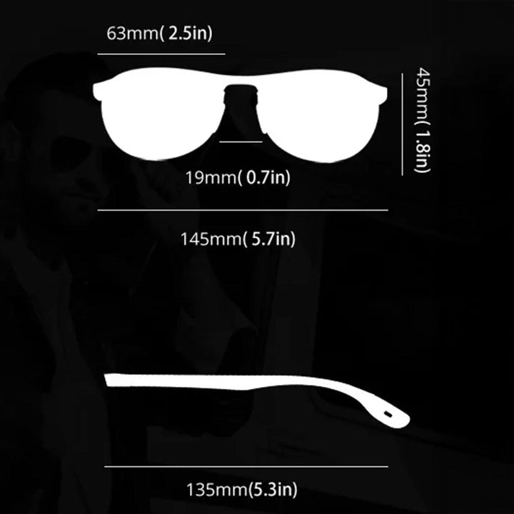 RX012 FlexOval TR90 Polarized Sunglasses | UV400