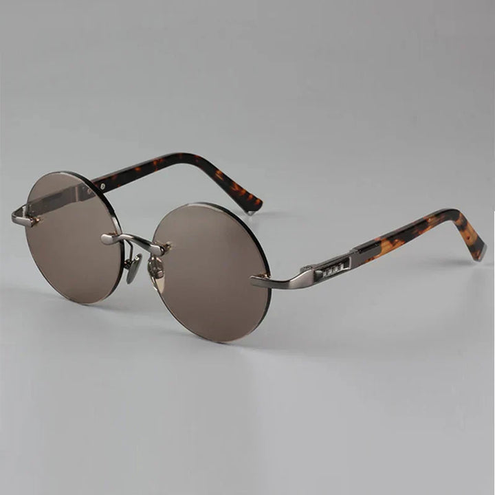 Lucien Round Metal Sunglasses