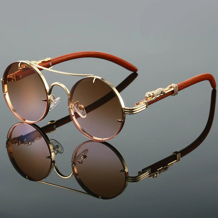 Monaco Signature Round Sunglasses