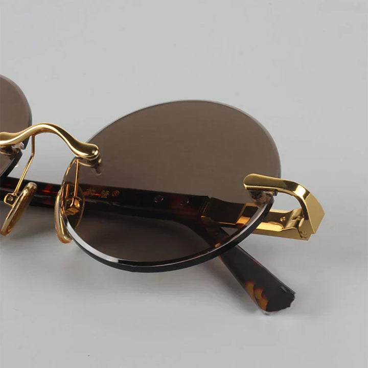 Lucien Round Metal Sunglasses