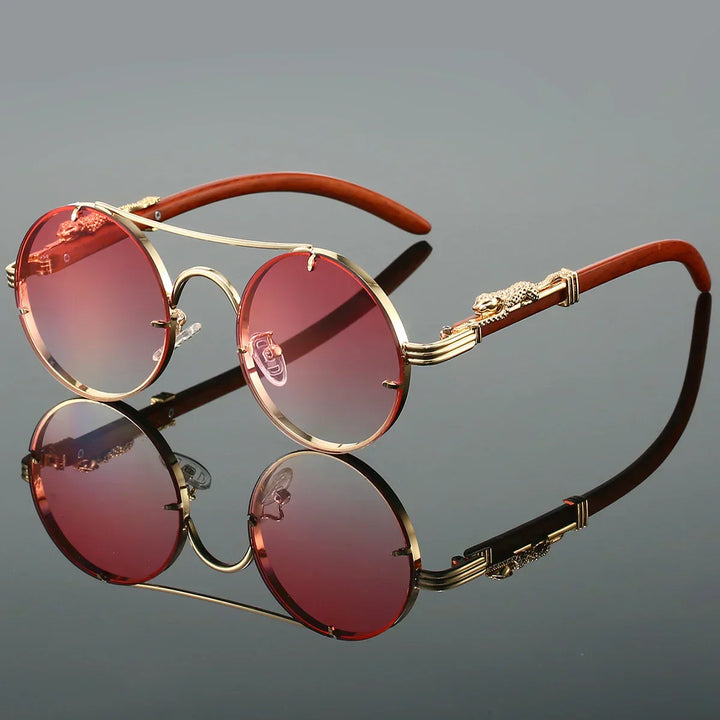 Monaco Signature Round Sunglasses