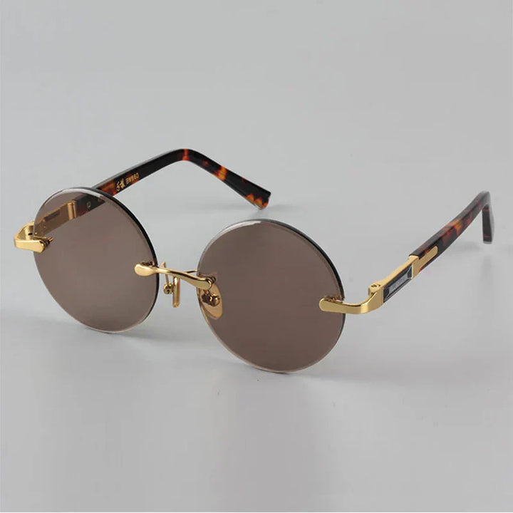 Lucien Round Metal Sunglasses