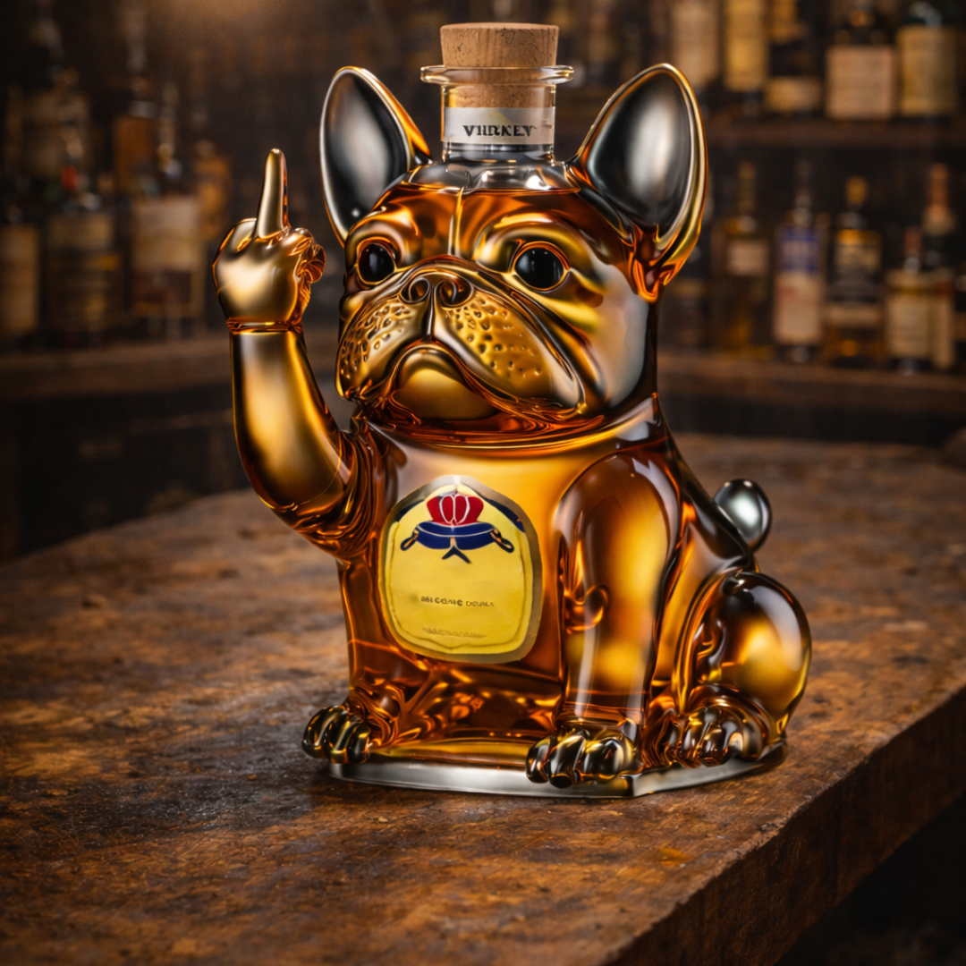 Botella de Whisky - Edición Perro