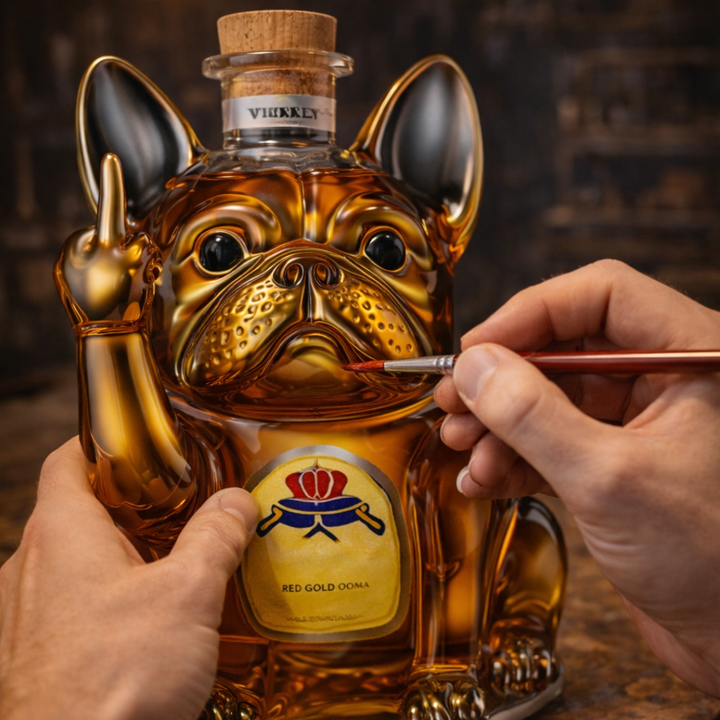 Botella de Whisky - Edición Perro