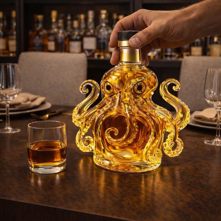 Botella de Whisky - Edición Pulpo