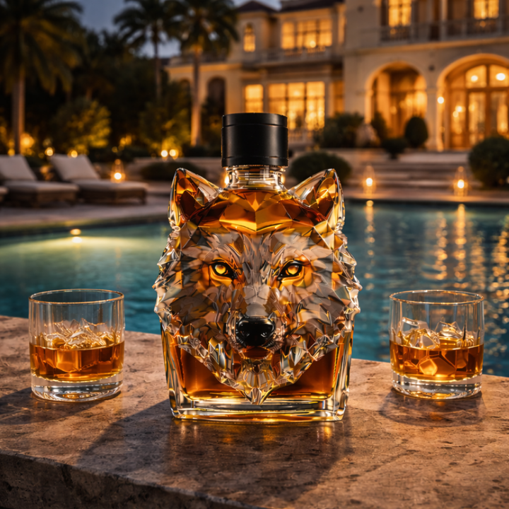 Botella de Whisky - Edición Lobo