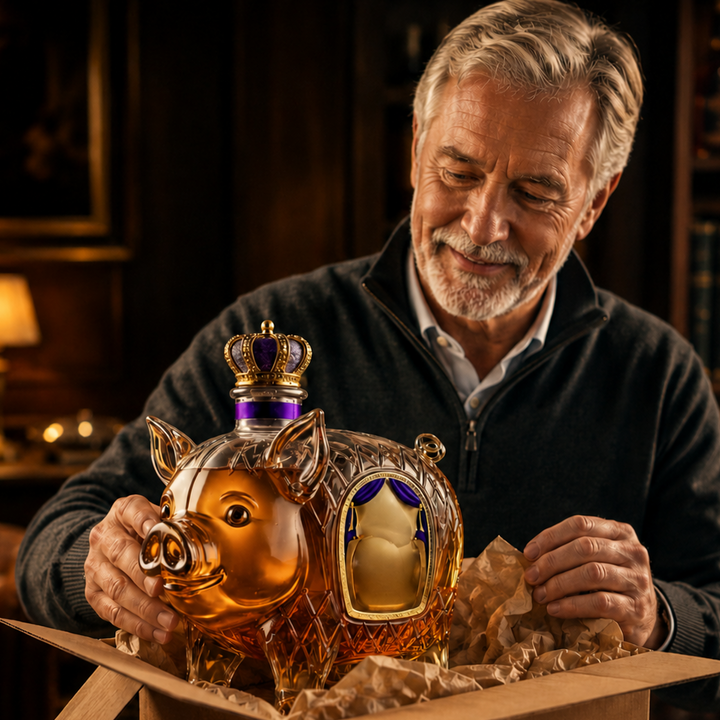 Botella de Whisky - Edición Cerdo