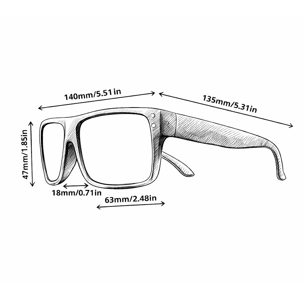 REX Square Polarized Sunglasses