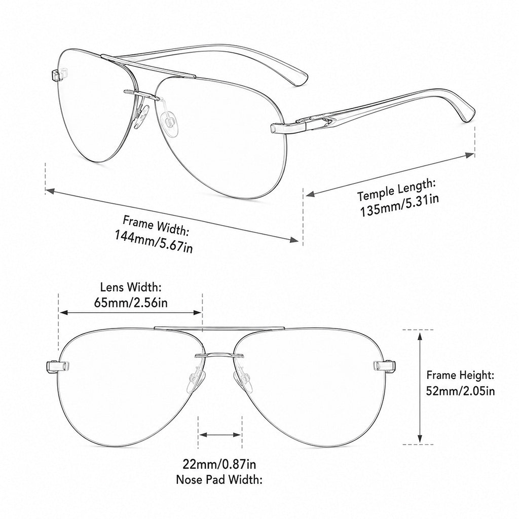 Retro Aviators Sunglasses | Polarized UV400