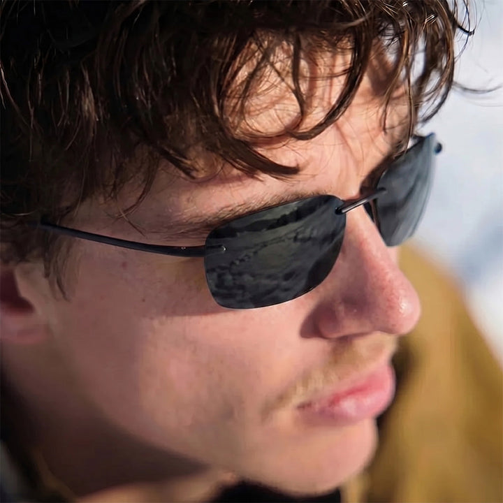 AeroFit RX052 Rimless Polarized Sunglasses | UV400