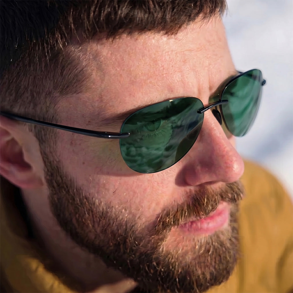 AeroLite Round Rimless Polarized Sunglasses - UV400