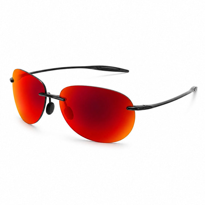 AeroLite Round Rimless Polarized Sunglasses - UV400