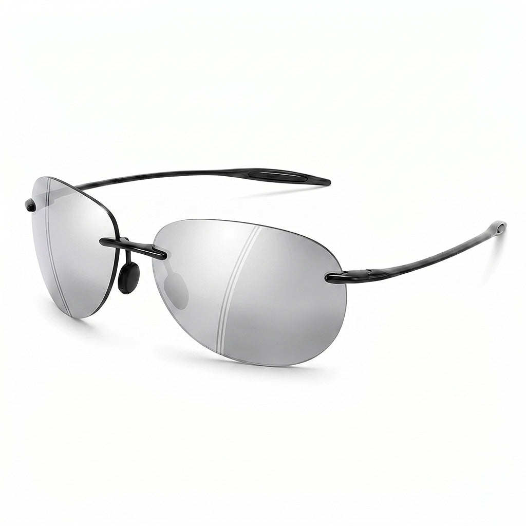 AeroLite Round Rimless Polarized Sunglasses - UV400