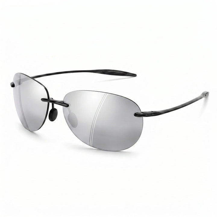 AeroLite Round Rimless Polarized Sunglasses - UV400