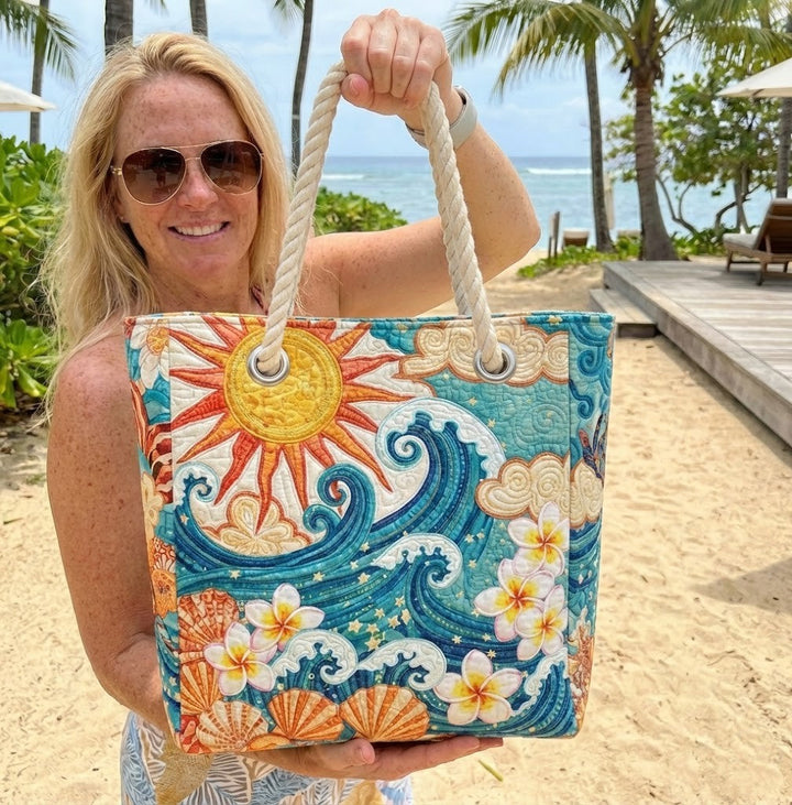 Bolso de Playa Acolchado Halo Cálido